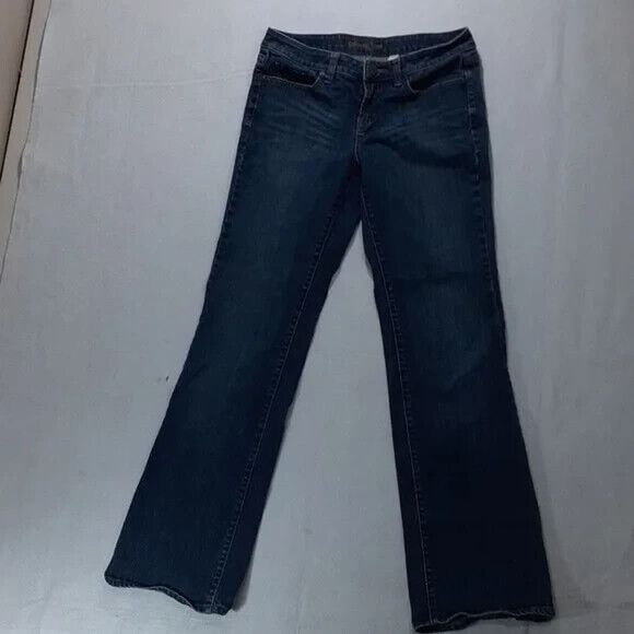 Coldwater Creek size 6 blue jeans whiskering fade distress - Picture 1 of 9